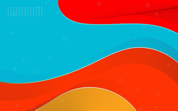 Colorful geometric abstract background design