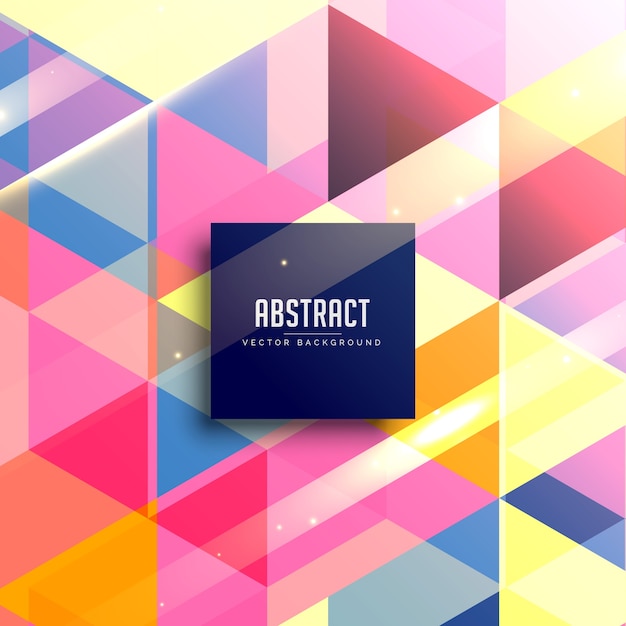 Vector colorful geometric background