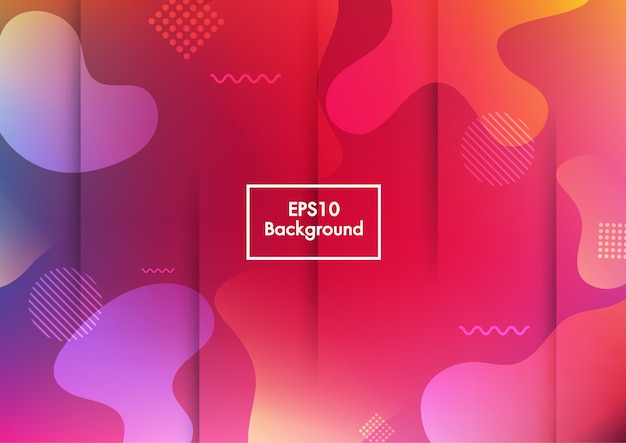 Vector colorful geometric background