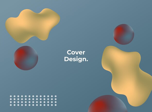 Design geometrico colorato della copertina