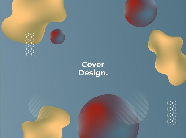 Colorful geometric cover design