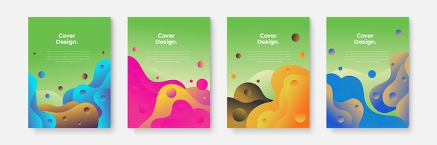 Colorful geometric cover design