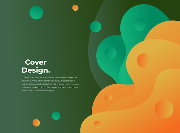 Colorful geometric cover design