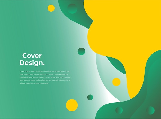 Colorful geometric cover design