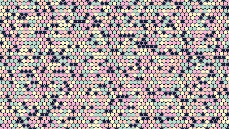 Vector colorful geometric pattern background vector design