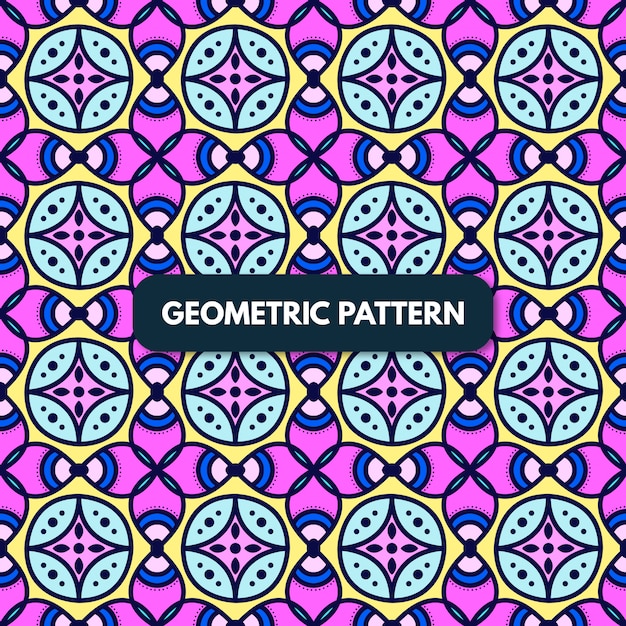 Colorful geometric pattern