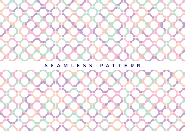 colorful geometric seamless pattern background