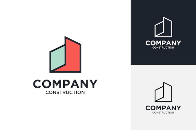 Colorful geometric shapes corporate logo