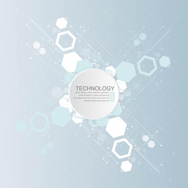 Forme geometriche colorate concetto di tecnologia astratta di sfondo vettoriale esp 10