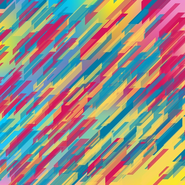 Colorful geometric tech abstract background Vector design