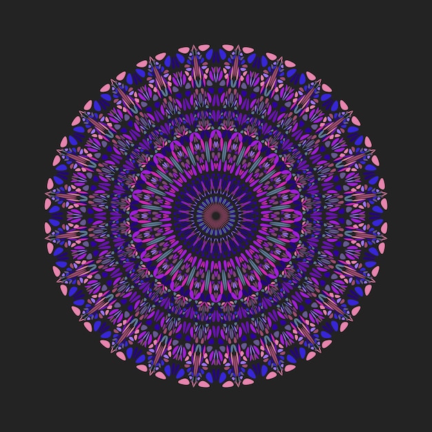 Красочный геометрический абстрактный цветочный орнамент узор мандалы искусства