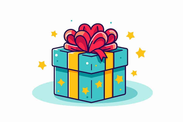 colorful gift box vector