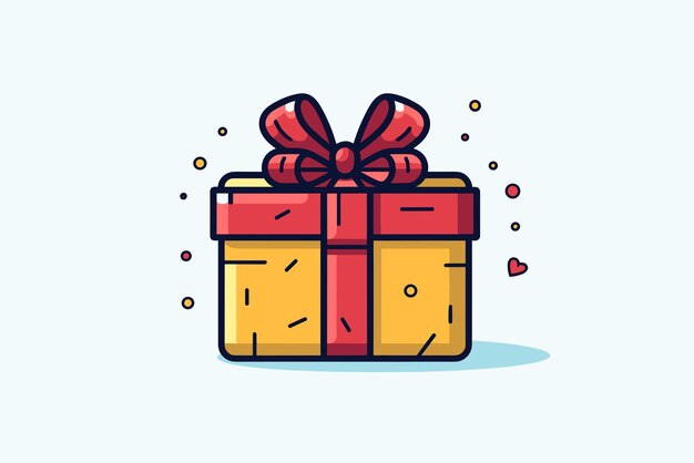 colorful gift box vector