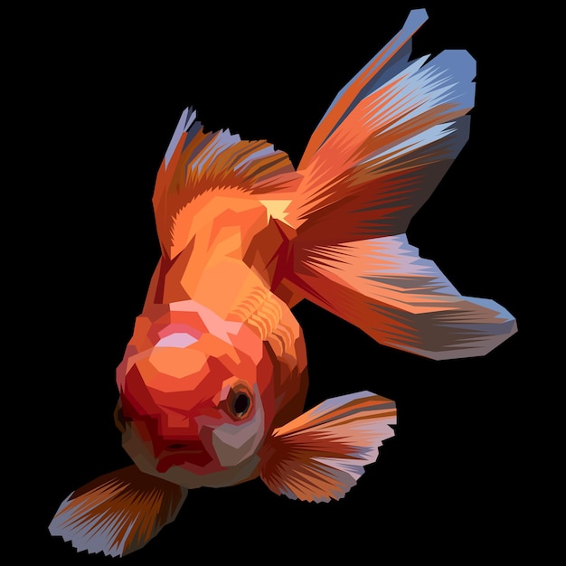 Colorful Goldfish Illustration