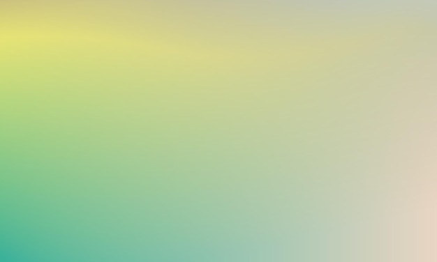 Vector colorful gradation green and yellow background gradation textures soft and smooth