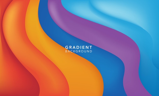 colorful gradient abstract background