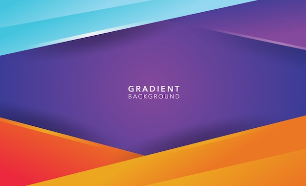 Colorful gradient abstract background