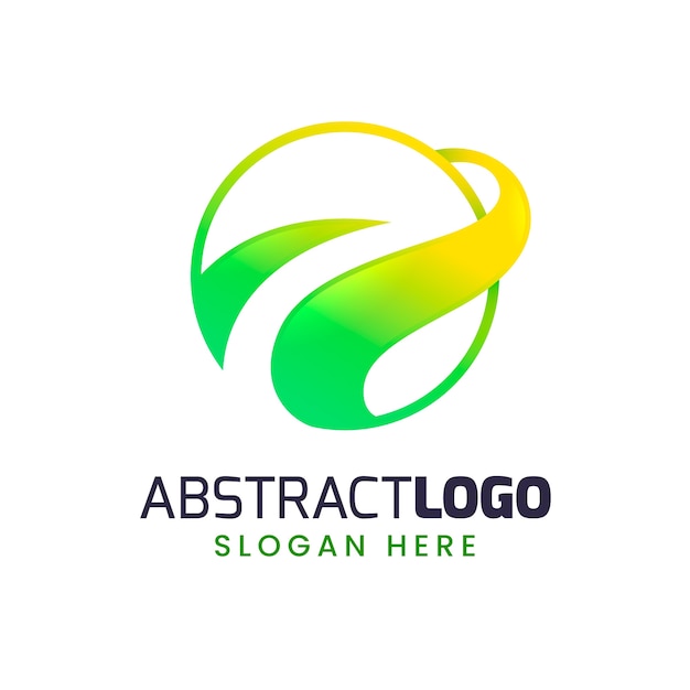 Vector colorful gradient abstract logo