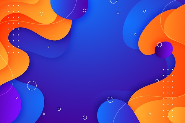 Vector colorful gradient abstract wallpaper