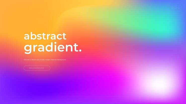 Vector colorful gradient background abstract vibrant