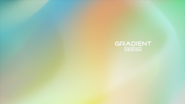 Colorful gradient background design