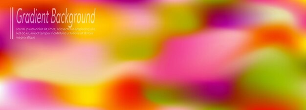 Colorful gradient background A set of layouts for covers banners posters Template for interior paintings decorations and creative design Color blur