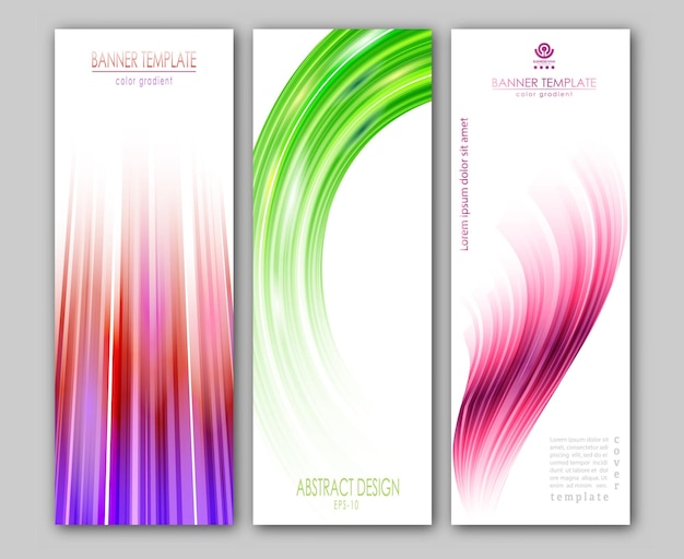 Colorful gradient background a set of layouts for covers brochures posters banners paintings interiors screensavers and printing background for creative design and creative idea