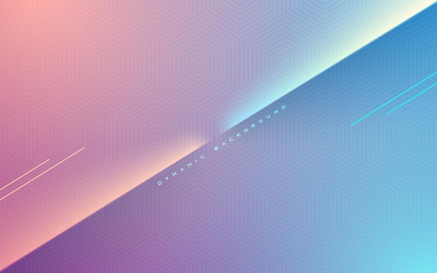 Colorful gradient background with diagonal light and shadow shape