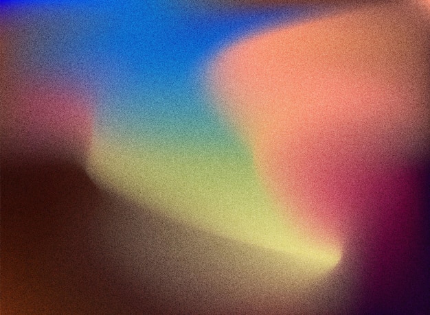 Vettore sfondio a gradiente colorato con consistenza granulata carta da parati multicolore sfocata