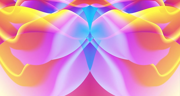 colorful gradient creative abstract with wavy style with background design vector template