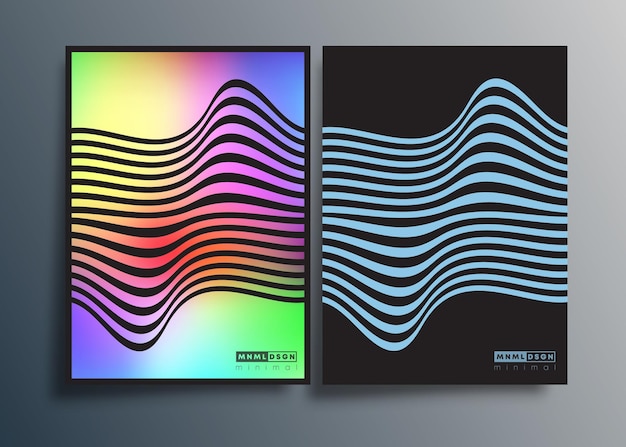 Colorful gradient design for flyers posters brochure covers background wallpaper typography or other printing products Vector illustration