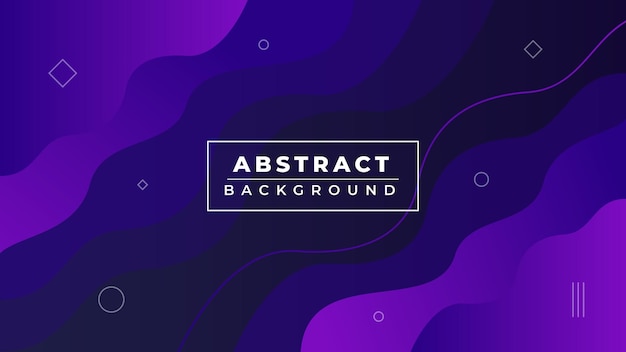 Colorful Gradient Fluid Background Design with Purple Color