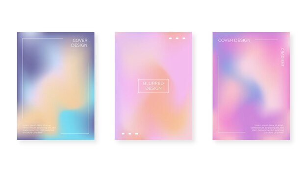 Colorful Gradient Mesh Background Template