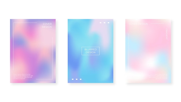 Colorful Gradient Mesh Background Template