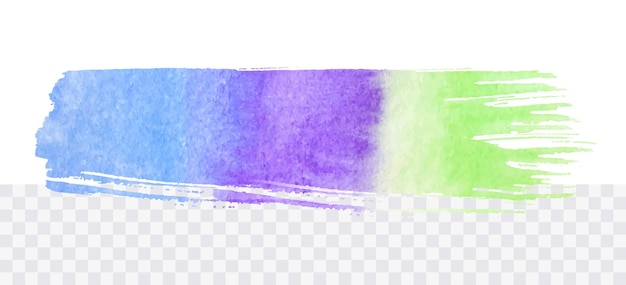 Красочный градиент акварельный мазок вектор ручная роспись фона для дизайна
