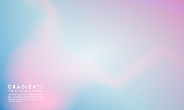 Colorful gradients abstract background