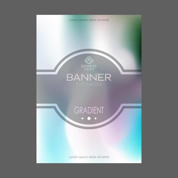 Colorful gradients Cover template brochure catalog and creative design idea