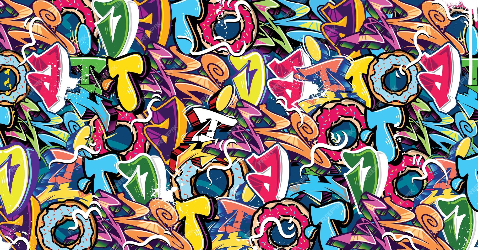 hip hop graffiti art wallpaper