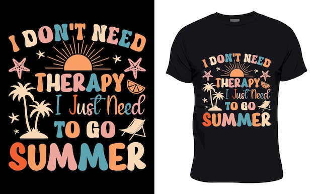 Colorful graphic tshirt summer tshirt design