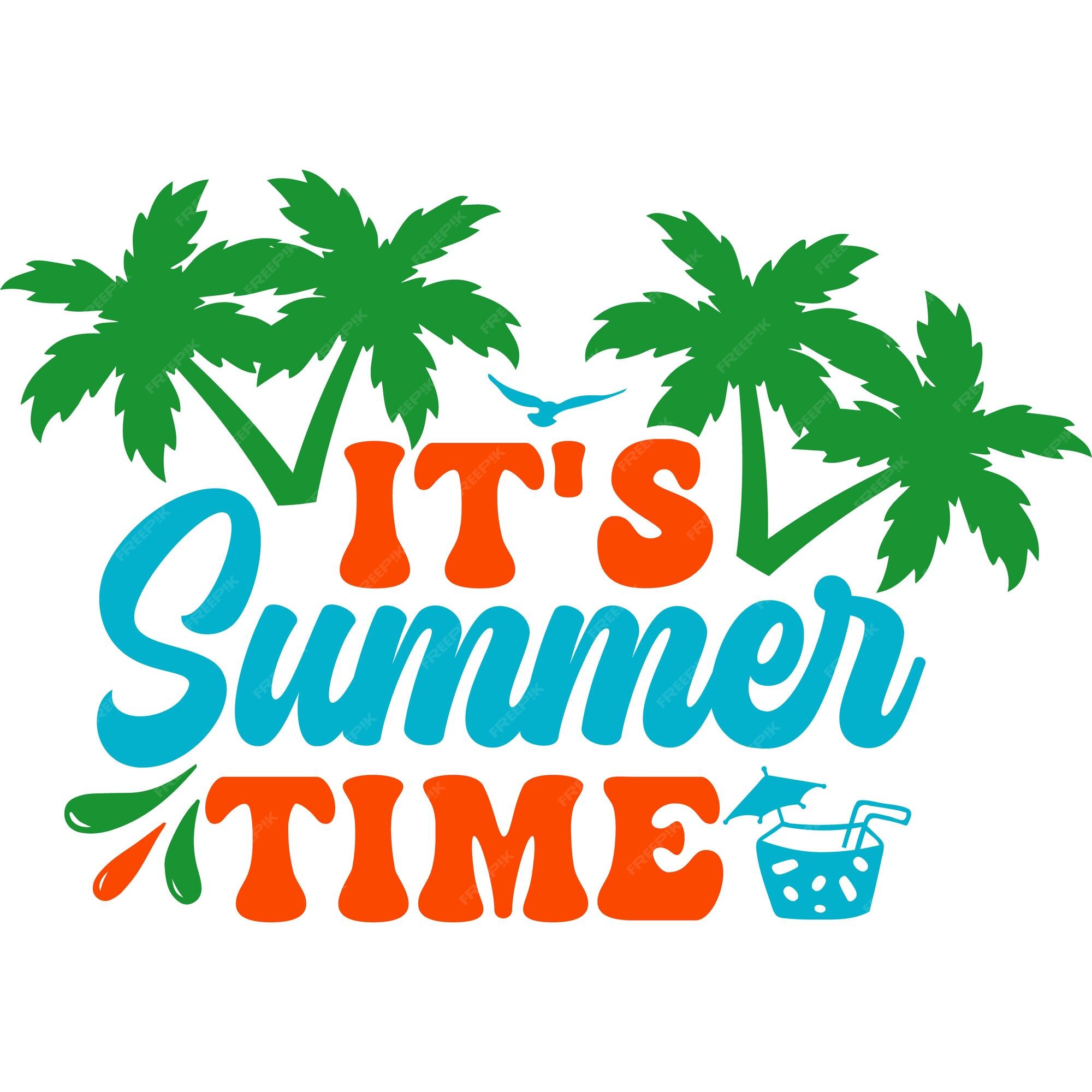 Its summer time Royalty Free Vector Image - VectorStock