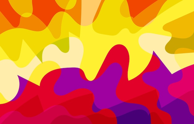 Colorful Groovy background design concept abstract background