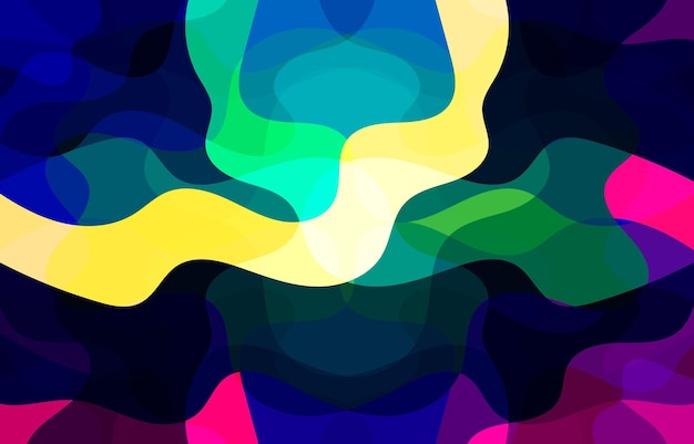 Colorful Groovy background design concept