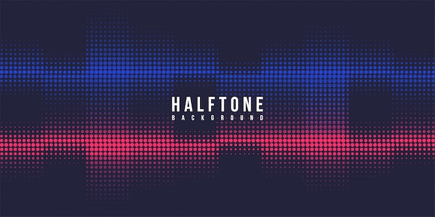 Colorful halftone background illustration template design