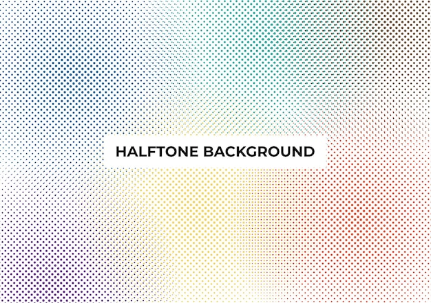 colorful halftone dot pattern background