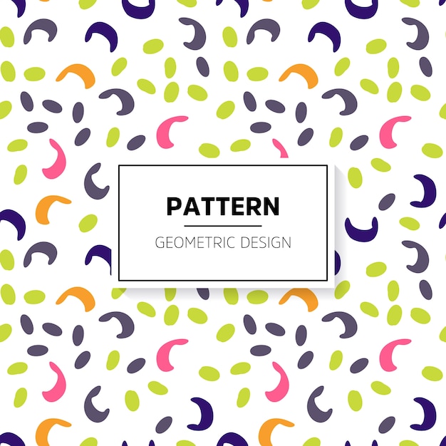 Colorful hand drawn pattern