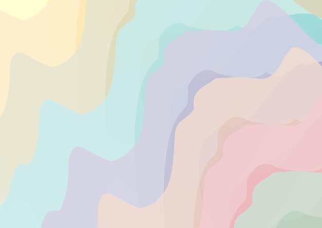 ベクトル カラフルな手描きのジグザグ水彩背景