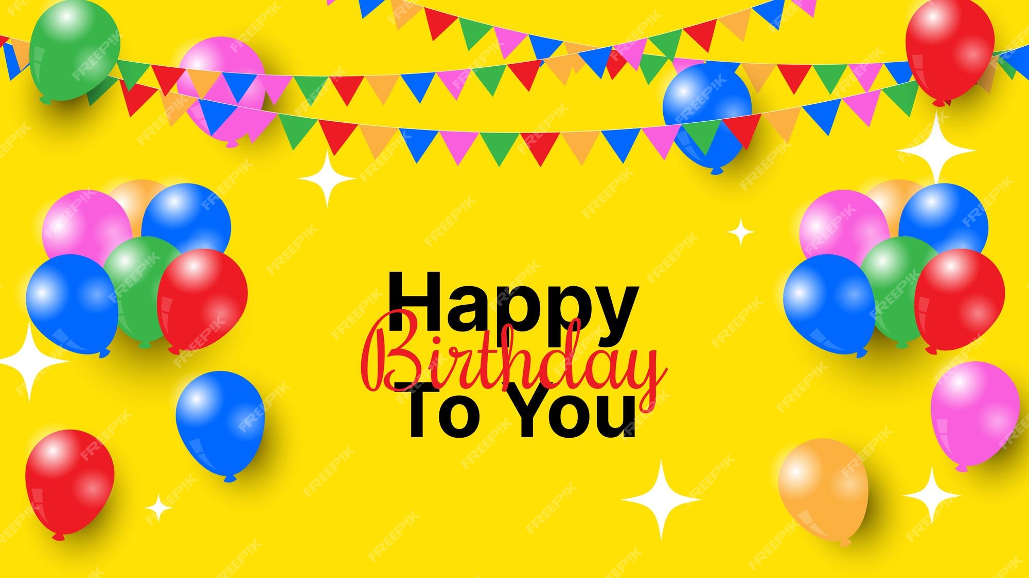 Premium Vector | Colorful happy birthday background with balloons and  confetti suitable for greeting card poster social media post etc vector  illustration