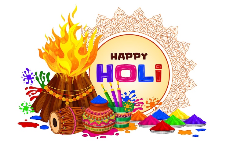 colorful holi greeting festival colors 156779 216