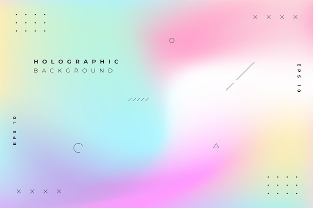 Colorful holographic abstract background