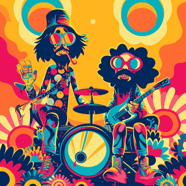 colorful hypnotic illustration